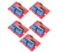 Jelquix Módulos de Controlador MOSFET 5 Placas de Salida PWM de 3,3 V/5 V para Atenuación LED, Ajuste de Velocidad del Motor, Carga de 0-24, Salida de A, Disipador de Calor Necesario para 1 A+,