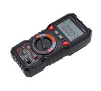 Jelquix Multímetro Digital True RMS, Probador de Frecuencia de Capacitancia de Resistencia de Corriente de Voltaje, Medidor Eléctrico de Pantalla Retroiluminada Grande con Cubierta a Prueba de