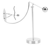 Jelquix Newtons Cradle Juguete Educativo para Niños y Adultos Curiosos Ideal para Decoración de Escritorio de Oficina 1 Unidad Metal (principito del Surf)