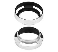 Jelquix Parasol de Lente Hueco de Aleación de Aluminio de 2 Piezas, Parasol de Lente de Cámara de 46 Mm, Plateado con Acabado Mate Duradero con Control de Luz, de Calidad de Imagen Mejorada