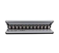 Jelquix Perforadora de Champiñones Ajustable, Multi Size Paper, 3-12 Mm, para Setas (GREY)