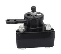 Jelquix Pinza de Freno Mecánica Go Kart, Kit de Pinza de Freno de Metal, Conjunto de Mecánico Mejorado con Frenado Mejorado, Ideal para Manco 9598 y 9597 (BLACK)