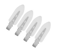 Jelquix Pinzas para el Cabello que No Se Doblan, Accesorios Duraderos para Pasadores de Cabello para Peinados únicos, 4 Piezas para Vestimenta Diaria, Hechas de ABS y Aleación, Tamaño 5,5 X 1,8 Cm