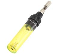 Jelquix Pluma de Soldador de Gas, Herramienta de Soldadura de Butano Portátil, Herramienta de Soldadura Ajustable 1300 para Reparaciones y Bricolaje Eléctrico, Recargable de 8ML (Amarillo