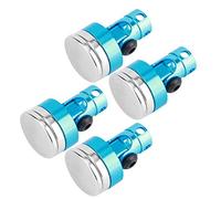 Jelquix Poste de Columna de Carcasa de Coche RC para AXIAL SCX10 1/10 - Imán Fuerte de 4 Piezas, Fácil Instalación, Material de Aleación de Aluminio 6061 - Práctico Accesorio de Modificación para