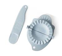Jelquix Prensa para Hacer Bolas de Masa, Herramienta de Prensa para Hacer Bolas de Masa, Ahorrador de Espacio en la Cocina Colgante con Cuchara de Relleno, Ideal para de Caseras Fáciles (BLUE)