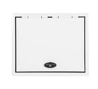Jelquix Puerta de Equipaje para Remolque con Cerradura, Marco de Aluminio Resistente, Ajuste Manos Libres para Acceso a Vehículos Recreativos y Campistas, 20 X 12 Pulgadas