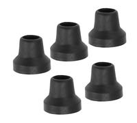 Jelquix Puntas de Muleta Médicas Puntas de Muleta de Repuesto Antideslizantes Duraderas con Juntas de Metal para Bastones Caminar Seguro para Todos los Bastones Plegables, Tamaño de 3,6 X 3,6 X Cm
