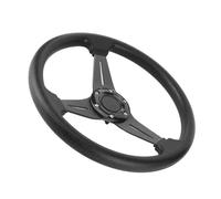 Jelquix Reemplazo del Volante a la Deriva de 14 Pulgadas para Automóvil de Carreras para Ajuste Universal, Rojo/negro/plata, Aleación de Aluminio + Material de PU, Fácil Instalación para Entusiastas