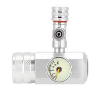 Jelquix Regulador de CO2 para Acuario de Calibre único, Pantalla de Alta Precisión para un Cuidado óptimo de Las Plantas (La Interfaz w21.8 del pequeño medidor Individual)