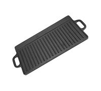 Jelquix Sartén Antiadherente de Hierro Fundido para Cocinar Deliciosamente, Sartén para Fogata y Barbacoa de 19,9x9,3x0,6 Pulgadas