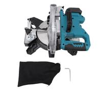 Jelquix Sierra Ingletadora Eléctrica, Sierra Ingletadora Inalámbrica con Hoja 24T de 8 Pulgadas, Corte Multiángulo y Mango Extendido, Seguridad de Doble Interruptor para Entusiastas