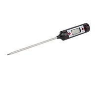 Jelquix Sonda de Termómetro Digital Electrónico WT-1 con Función de Interruptor Fahrenheit y Celsius para Barbacoa y Cocción de Carne, Pantalla de bajo Voltaje, Pantalla de Falla del Sensor