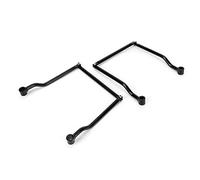 Jelquix Soporte Universal Duradero para Alforja para Evitar el Roce de los Neumáticos, Fácil Instalación para Motociclistas, Hierro Negro de 30,2 Oz para Todos los Motociclistas