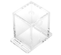 Jelquix Tanque de Agua Acrílico con 3 Orificios, Enfriador de Agua Duradero para CPU de Computadora, Solución de Enfriamiento de Transparente de 200 Ml, Ideal para Constructores de PC