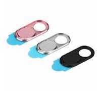 Jelquix Tapa de Lente de Metal Etiqueta de Privacidad de la Cámara Cubierta de Cámara Web para Tabletas con Teléfonos Inteligentes, Protección de Web Delgada para Seguridad Cibernética, Adecuada