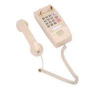 Jelquix Teléfono Fijo de Pared para Teléfono Fijo, No Necesita Batería, Retro con Botones Grandes y Volumen de 3 Niveles, Plug and Play para Uso Doméstico de Personas Mayores