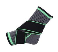 Jelquix Tobillera Transpirable, Tobillera de Compresión Resistente Al Desgaste Alta Elasticidad con Cinturón de Presión Ajustable, 3 Tallas M/L/XL para Correr Baloncesto Béisbol (L)