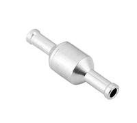 Jelquix Válvula de Retención de Aluminio de 8 Mm, 10 Mm, 12, Válvula Antirretorno Unidireccional para, Gas, Líquido, Aire, Agua con Dirección de Flujo Marcada, Alta Presión, 65 PSI (6MM)