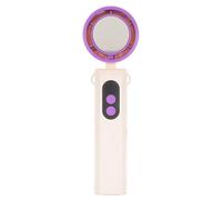 Jelquix Ventilador Portátil de Mano, Ventilador de Alta Velocidad con Enfriador de Hielo, Cordón, Batería Recargable por USB de 4000 MAh, Pantalla de Batería en Tiempo Real, para Interiores y (PINK)