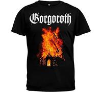 JELU Gorgoroth - Mens Church Fire T-Tshirts Camisetas y Tops(X-Large)