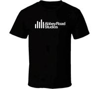 JELU Gown Abbey Road Studios Logo Music Tshirts Camisetas y Tops Black White TTshirts Camisetas y Tops Men's Black(X-Large)