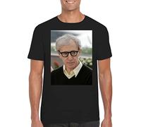 JELU Woody Allen - Men's Crewneck T-Tshirts Camisetas y Tops FCA #FCAG337179(XX-Large)