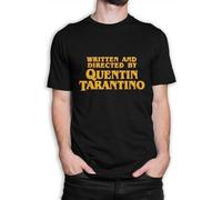 JELU Written and Directed by Quentin Tarantino Black T-Tshirts Camisetas y Tops(Medium)