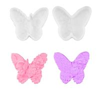 JelyArt 2 piezas molde de silicona mariposa DIY formas de silicona para velas moldes mariposa forma de yeso mariposa para velas DIY, jabón, resina, yeso - Fácil desmolde