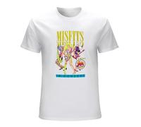 Jem and The Hologram Poster Rock Concert Men's T-Shirt Unisex White Cotton Print tee Shirts XL
