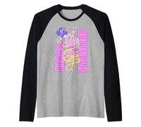 Jem and The Holograms Hologram Power Jem & Shana Chibi Look Camiseta Manga Raglan