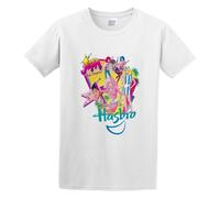 Jem and The Holograms Men's T-Shirt Unisex White Cotton Print tee Shirts XXL
