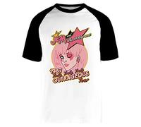 Jem and The Holograms Tour Camiseta De Béisbol Unisex Blanca De Manga Corta