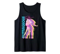 Jem and The Holograms Truly Outrageous Jem Silhouettes Retro Camiseta sin Mangas