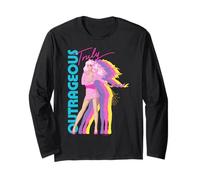 Jem and The Holograms Truly Outrageous Jem Silhouettes Retro Manga Larga