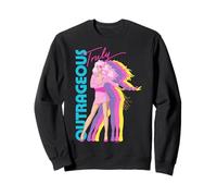 Jem and The Holograms Truly Outrageous Jem Silhouettes Retro Sudadera