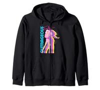 Jem and The Holograms Truly Outrageous Jem Silhouettes Retro Sudadera con Capucha