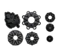 JEM Cortadores de Crisantemo y Hojas, Set de 7 Piezas