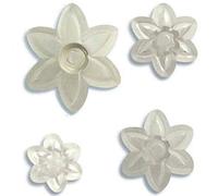 JEM Cortadores de Margaritas de 6 Pétalos, Set de 4 Piezas
