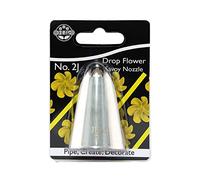 JEM NZ2J Número 2J-Boquilla de Flor de Gota-Punta, Metal, Plateado