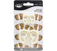 JEM Pop It - Molde Pies de Bebé, Juego de 2 - Tamaño Grande y Pequeño