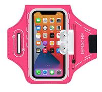 JEMACHE iPhone 7/7 Plus Brazalete, Huella Digital Touch Apoyo Gimnasio Correr Entrenamiento/Ejercicio Brazo Banda Funda para iPhone 6/6S/7/7 Plus con Clave/Titular de la Tarjeta
