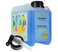 Jemako Limpiador sanitario Eco Plus, bidón de 2 litros, incluye grifo