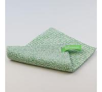 Jemako Paño doble de 18 x 24 cm, fibra verde, fuerte contra la suciedad, suave en la superficie para aplicación húmeda y seca.