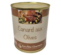 Jemangefrancais - Conservas artesanales de pato suroeste con aceitunas verdes - Plato tradicional para 2 a 3 personas