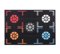 Jemcgrl Estera de Entrenamiento de Baloncesto Estera de Entrenamiento de Regate Plegable Antideslizante Equipo de Exterior para Interiores de Baloncesto, Adolescente