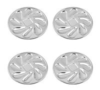 Jemcgrl - Juego de 4 serías para ostras de acero inoxidable con forma de cáscara y 8 ranuras para salsa de ostras