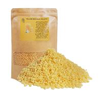 JEMESI 500g Pellets de Cera de Abeja Amarilla - 100% pura Pastillas de Cera de Abejas, Aptas para Cosmética Natural y Fabricación de Velas