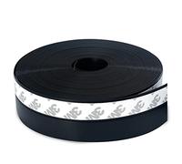 JEMESI Tira de Sellado, 10m x 35mm Tira Autoadhesiva Silicona Negro Cinta Calafateo para Puerta Autoadhesiva para Puertas y Ventanas para puertas Insonorizado