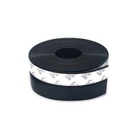JEMESI Tira de Sellado, 5m x 35mm Tira Autoadhesiva Silicona Negro Cinta Calafateo para Puerta Autoadhesiva para Puertas y Ventanas para puertas Insonorizado